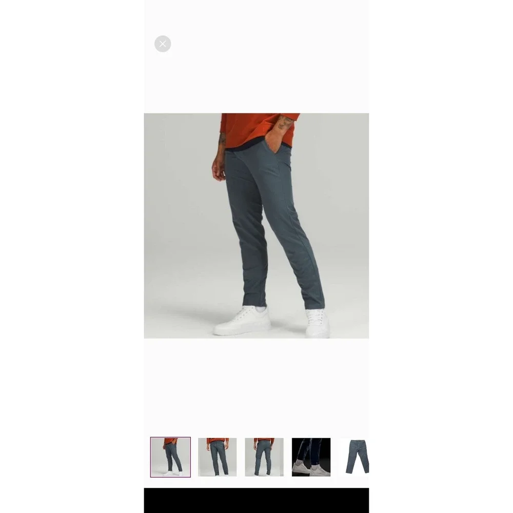 Lululemon Commission Pant Slim Warpstreme Men's 30 Preppy‎ Athleisure